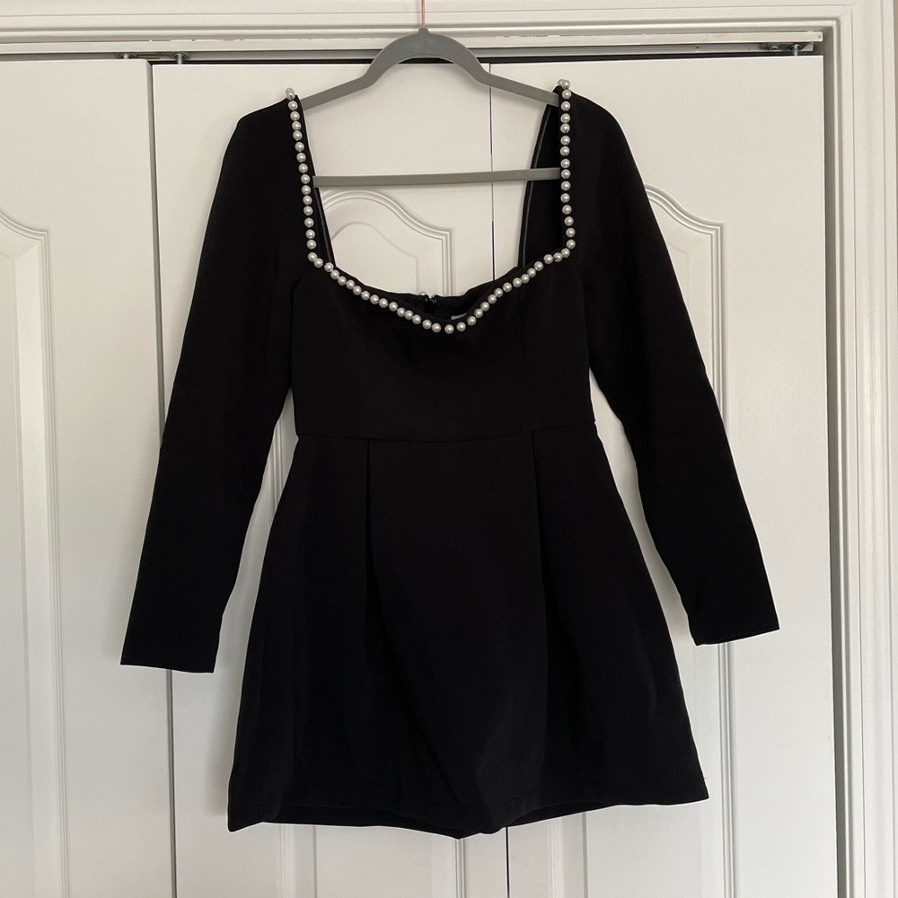 Oddmuse THE ULTIMATE MUSE PEARL DRESS | BLACK
